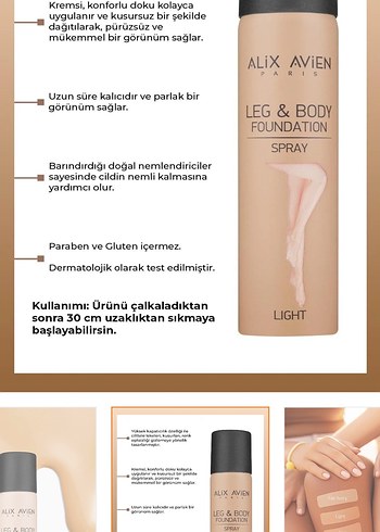 Alix Avien Light Fondöten Sprey