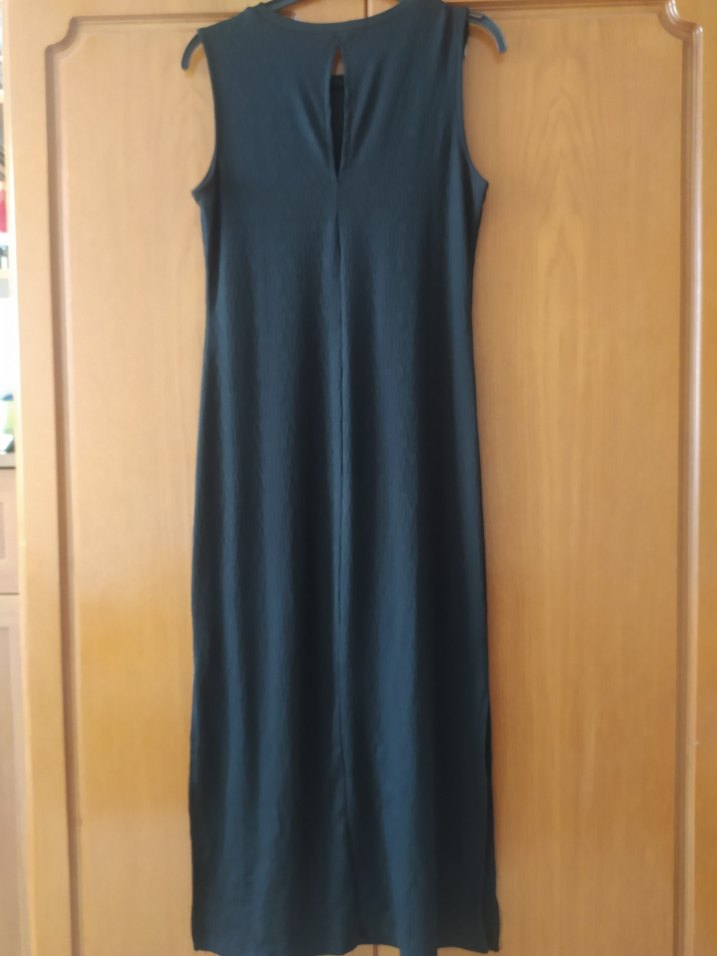 Mudo 38 beden Kolsuz Siyah Elbise - Görsel 3