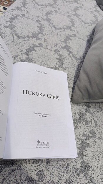 Hukuka Giriş 20.basım Kemal Gözler