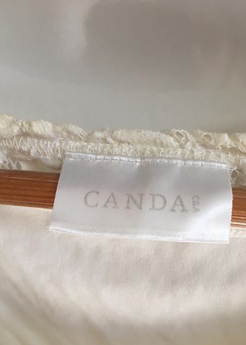 Dantel Detaylı Beyaz Kısa Kollu Kadın Bluz - Görsel 3