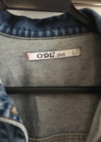 Düğmeli Mavi Kadın Denim Ceket - Görsel 2