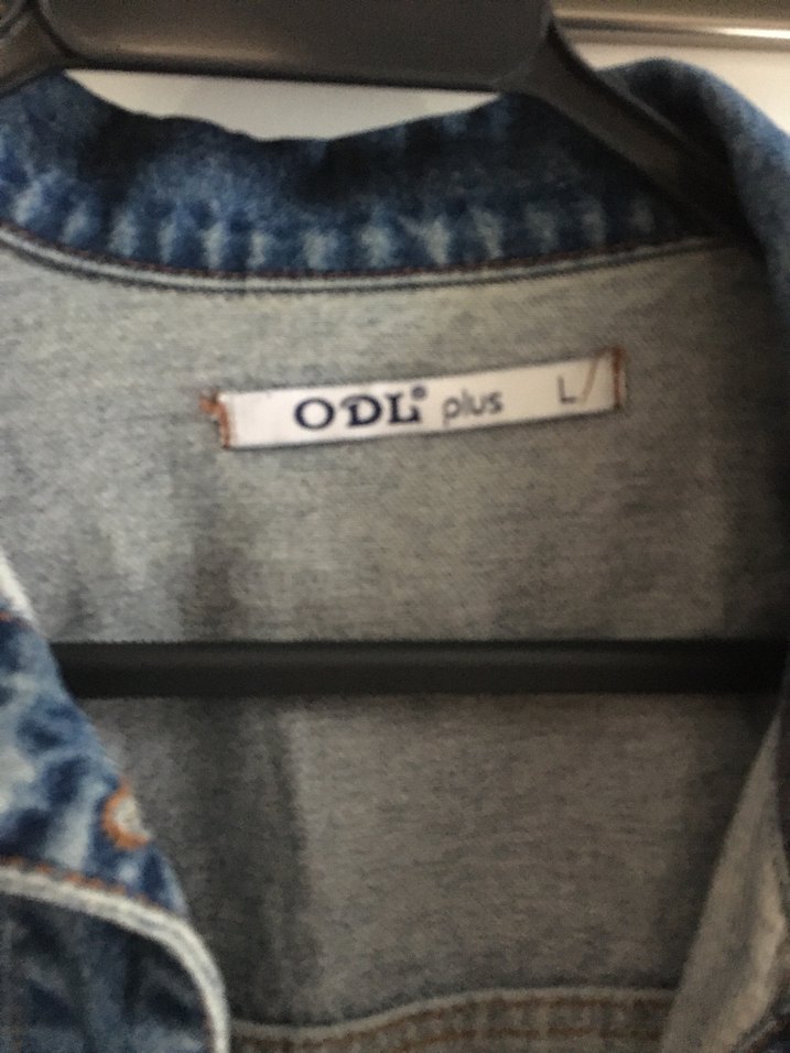 Düğmeli Mavi Kadın Denim Ceket - Görsel 2