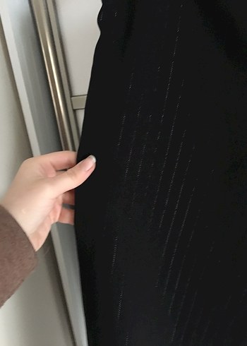 Siyah Kumaş Pantolon - Görsel 3