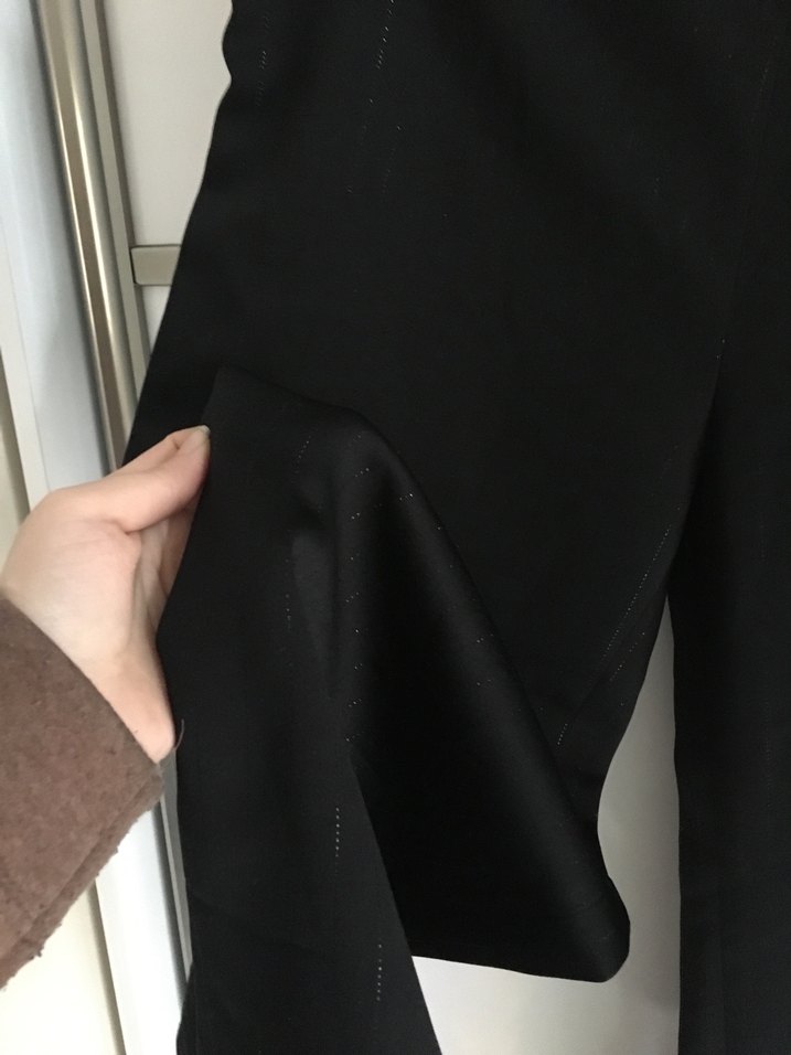 Siyah Kumaş Pantolon - Görsel 4