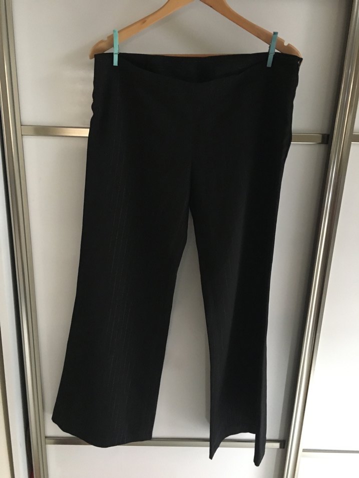 Siyah Kumaş Pantolon - Görsel 2