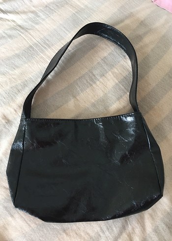 Beden Siyah Deri Minimalist Kadın Çanta