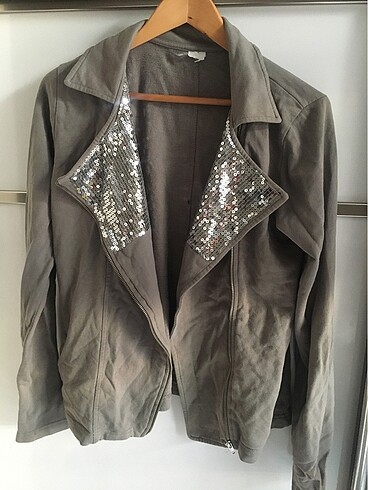 American Vintage Gri pullu hırka ceket