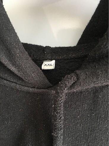 xxl Beden Siyah sweatshirt