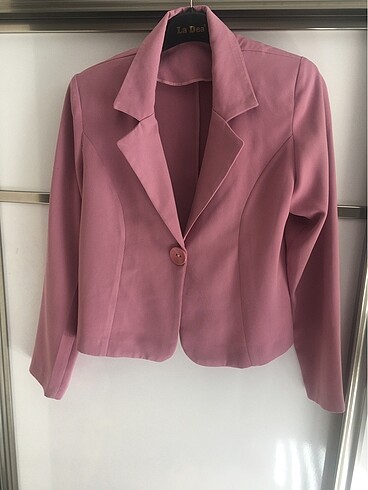 Pembe blazer ceket