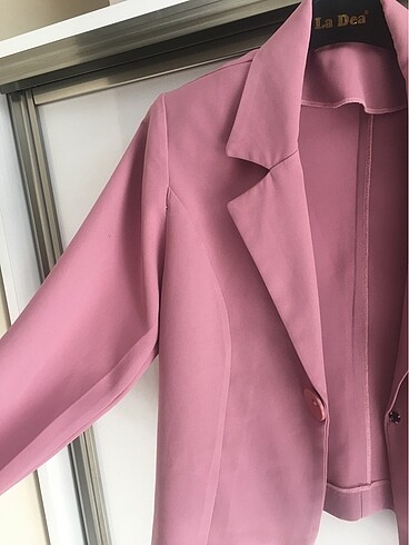 m Beden Pembe blazer ceket