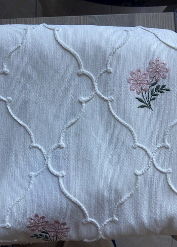 Pembe Çiçekli Pike Takımı - Görsel 2