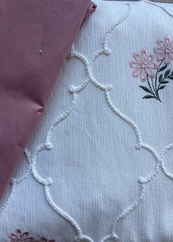 Pembe Çiçekli Pike Takımı - Görsel 3