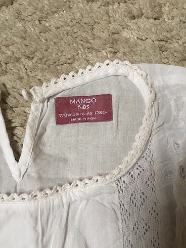 7 Yaş Beden Mango Bluz