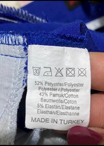 Mavi Kadın Kumaş Pantolon - Görsel 3