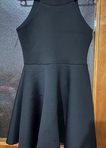 Siyah Mini Kadın Elbise - Görsel 2