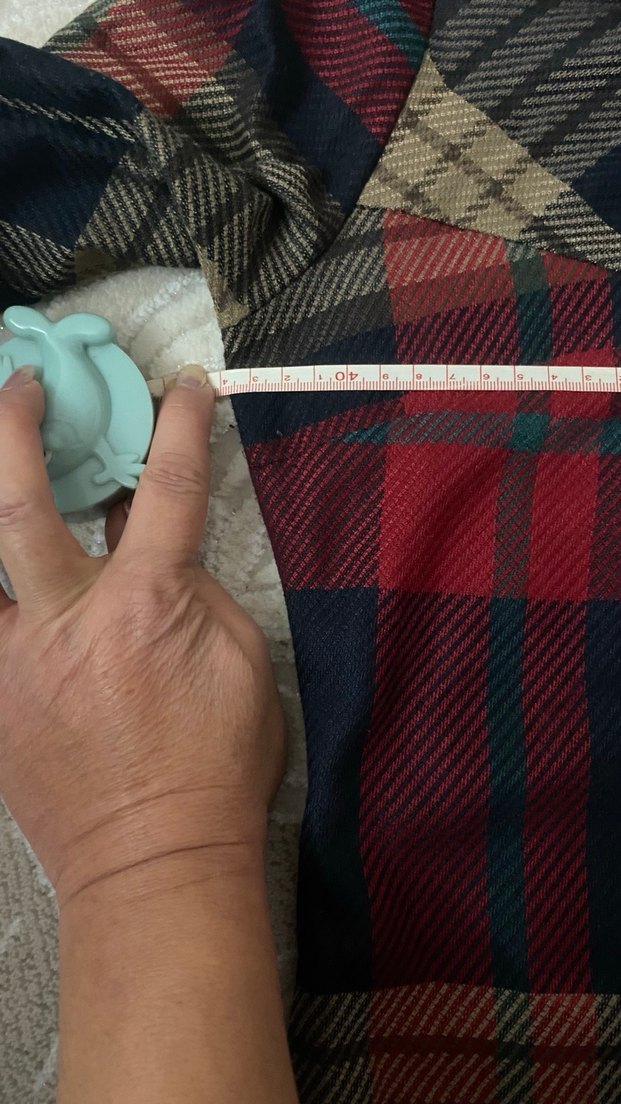 Bordo Ekose Midi Kadın Elbise - Görsel 5