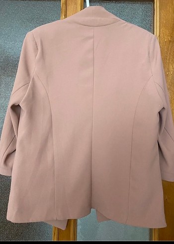 Nohut rengi Kadın Midi Blazer Ceket - Görsel 2