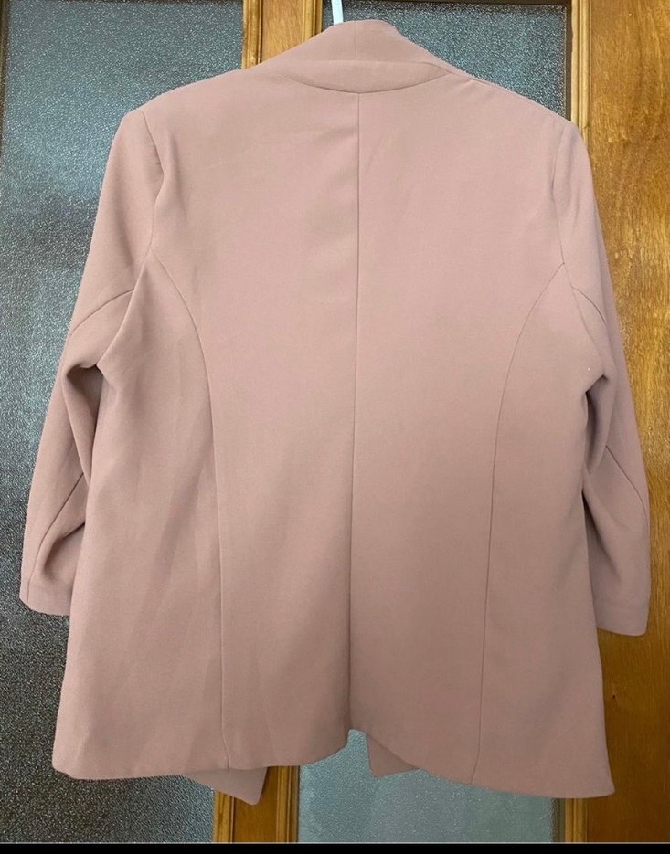 Nohut rengi Kadın Midi Blazer Ceket - Görsel 2