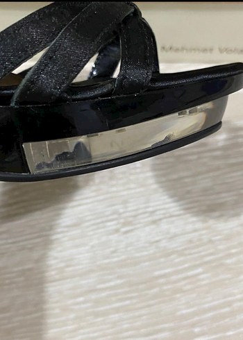 Siyah Tokalı Stiletto Kadın Abiye Ayakkabı - Görsel 3