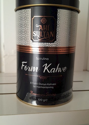 Diger Ahi Sultan Spirulina Form Kahve 100g - Görsel 4
