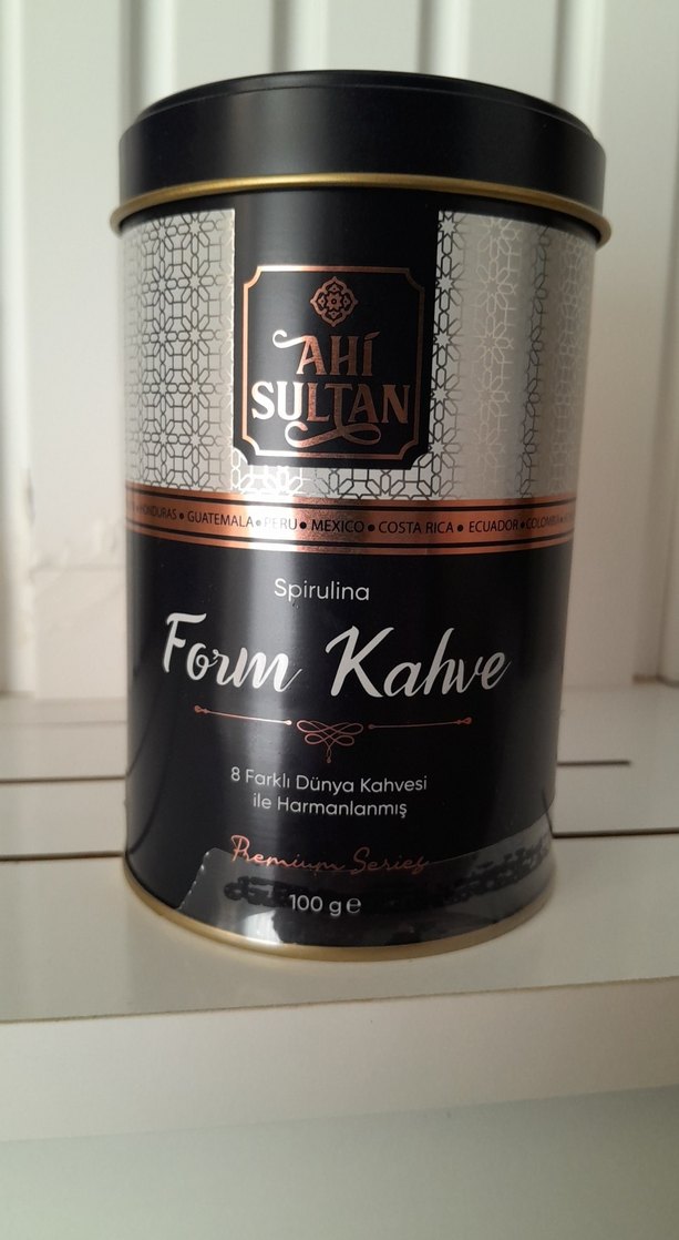 Diger Ahi Sultan Spirulina Form Kahve 100g - Görsel 4