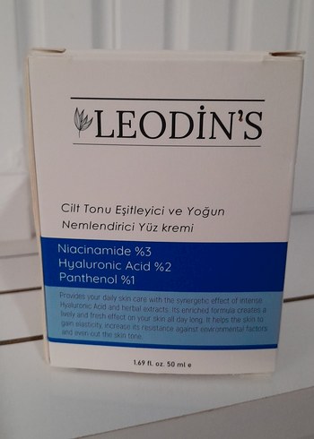 Leodin's Cilt Tonu Eşitleyici Nemlendirici Yüz Kremi 50 ml - Görsel 3