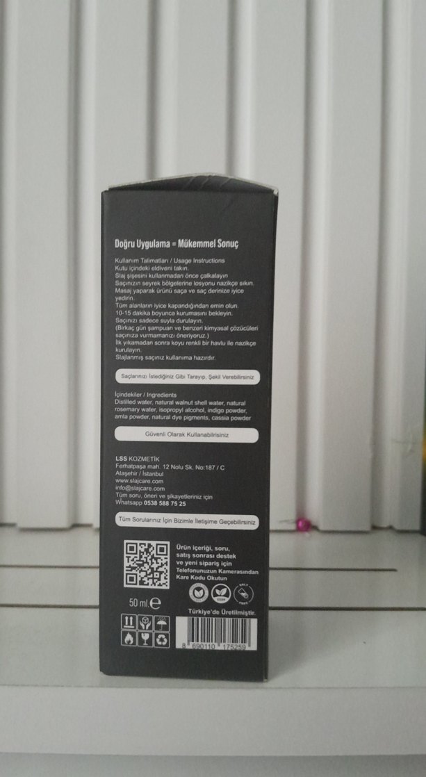 Slaj Kalıcı Saç Kapatıcı Losyon Ceviz Biberiye - Görsel 2