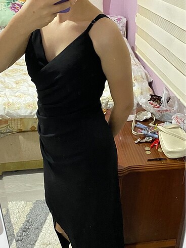 Diğer Siyah askılı elbise