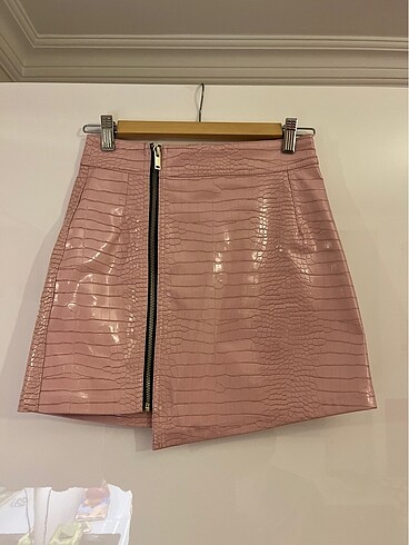 bershka pembe deri etek