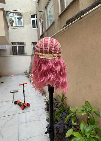 Beden pembe Renk Pembe Dalgalı Ruffled Saç Aksesuarı