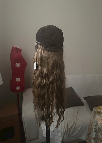 Gri Pileli Bohem Peruk - Görsel 11