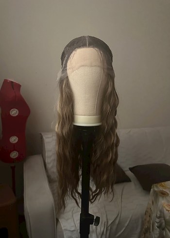 Gri Pileli Bohem Peruk - Görsel 9