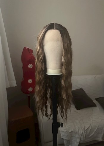 Gri Pileli Bohem Peruk - Görsel 2