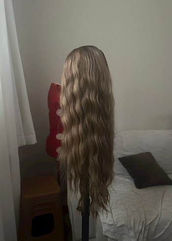 Gri Pileli Bohem Peruk - Görsel 8