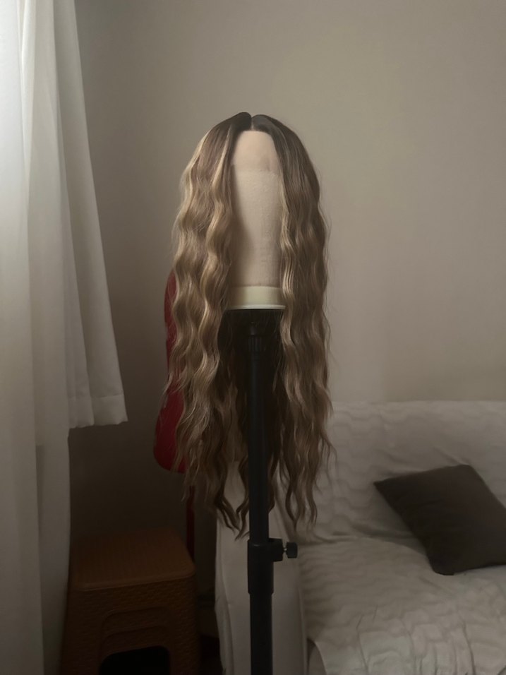 Gri Pileli Bohem Peruk - Görsel 5