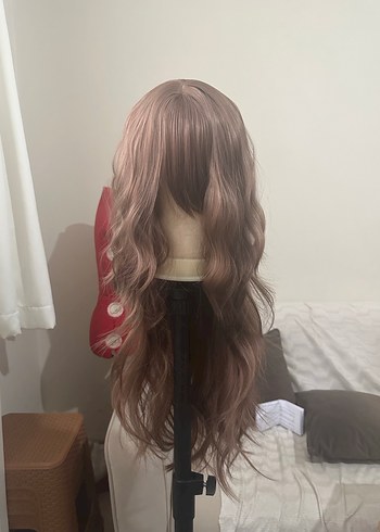 Bej Dalgalı Sentetik Peruk LC28 - Görsel 2