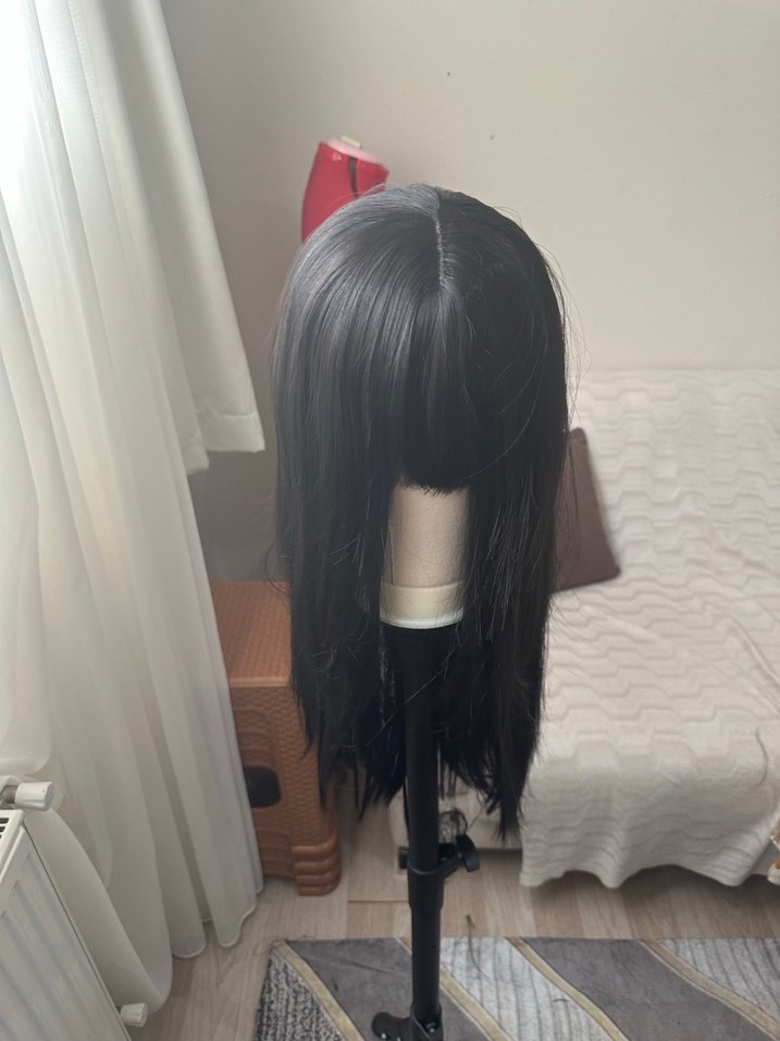 Siyah Minimalist Gotik Kadın Saç Aksesuarı - Görsel 3