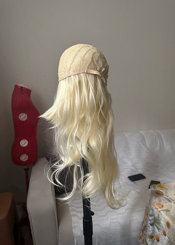 Beyaz Avant-Garde Sentetik Saç Aksesuarı - Görsel 9