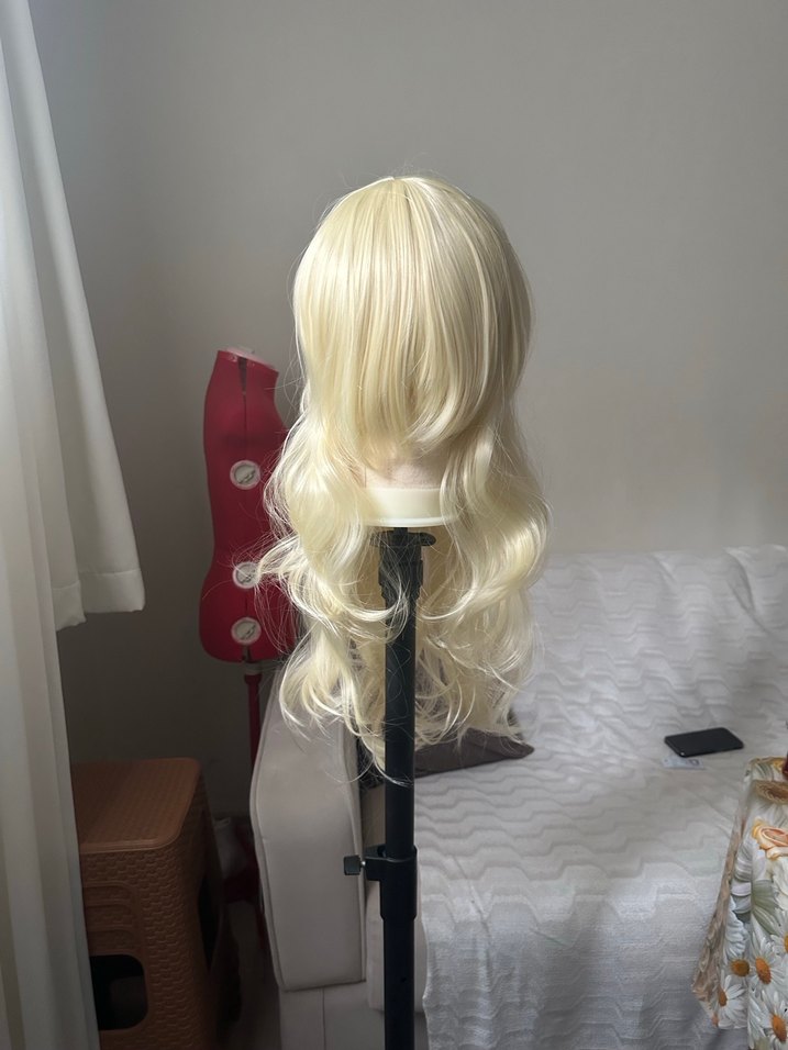 Beyaz Avant-Garde Sentetik Saç Aksesuarı - Görsel 2