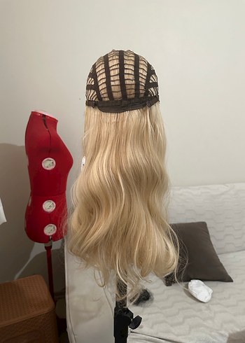 Bej Ombre Dalgalı Sentetik Peruk - Görsel 13