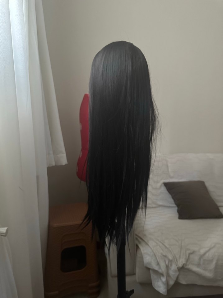 Siyah Yırtmaçlı Gotik Kadın Saç Aksesuarı - Görsel 5