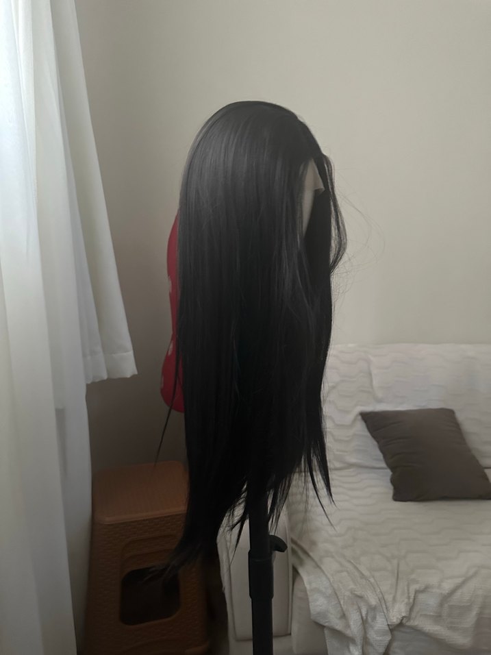 Siyah Yırtmaçlı Gotik Kadın Saç Aksesuarı - Görsel 4