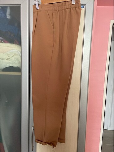 Tarçın rengi kumaş pantalon