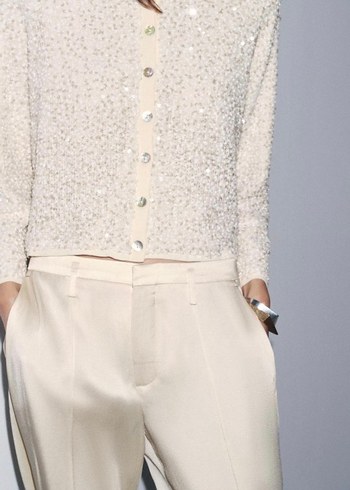 Zara Zara pullu triko ceket
