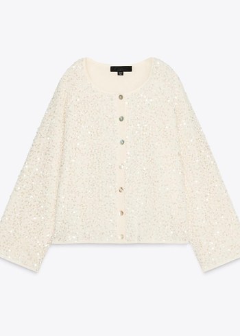 Zara pullu triko ceket