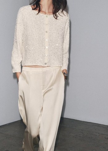 Zara pullu triko ceket