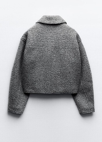 xl Beden Zara gri buklet ceket