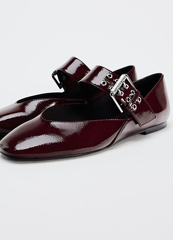 Zara ZARA bordo babet 