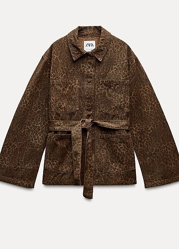 Zara leopar ceket 