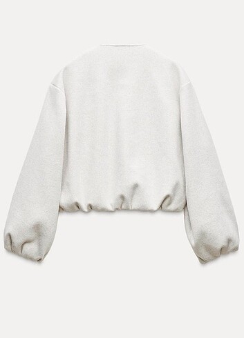 Zara Zara beyaz bomber ceket